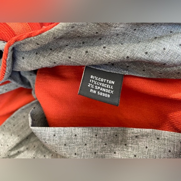 NEW Men's Murano Lucas Carrot Fit Corduroy Pleated Pants Rustic Red $95 - Picture 9 of 11